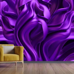 پارچه ابریشم بنفش