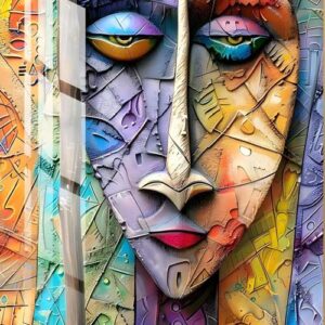 Abstract face painting